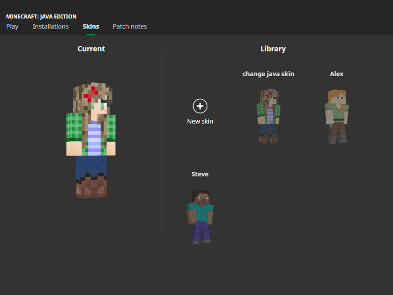 Player Skin [Minecraft: Java Edition] [Mods]