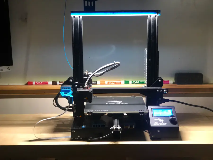 3D Printing LED Strip Lighting Mounts for a 3D Printer #3Dthursday