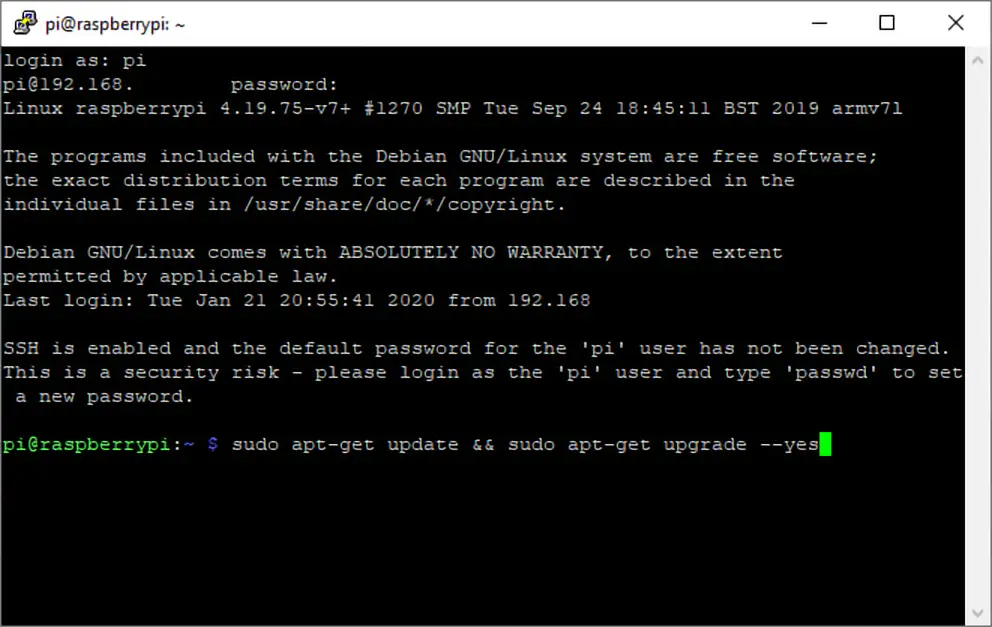 raspberry pi set static ip address eth0