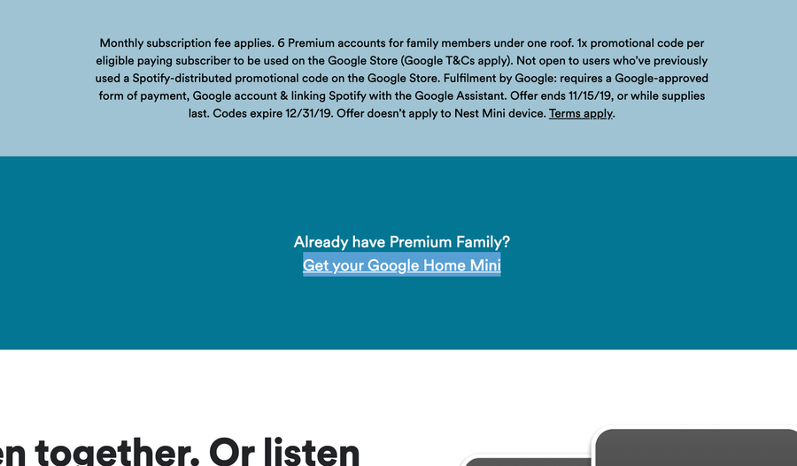 Premium for family google hot sale home