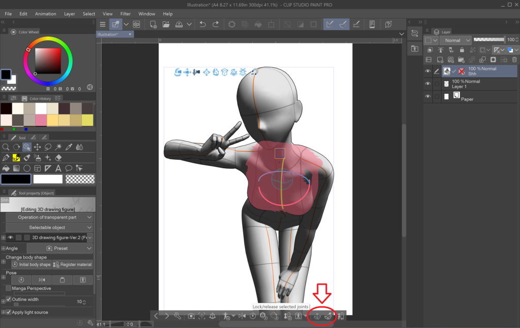 Made a t-pose ref today with Clip's 3D poser :) : r/ClipStudio